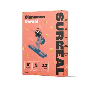 Surreal Cinnamon High Protein Cereal 240g Sale Best Sale