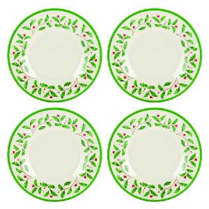 Holiday Melamine Accent Plates Set of 4 Free Shipping Comfortable