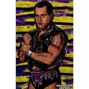 Dean Malenko 11x17 Art Piece - AUTOGRAPHED Free Shipping Clearance