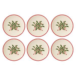 Holiday Party Plates Set of 6 Cheap Visa Payment