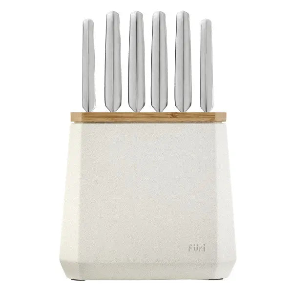 Furi Stone Knife Block Snow Terrazzo Set 7 Piece With Paypal Cheap Online