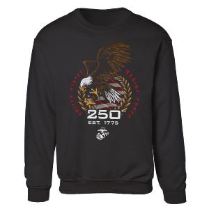 USMC 250th Anniversary Eagle Sweatshirt Sale 100% Original