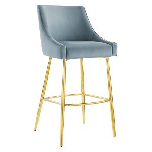 Discern Performance Velvet Bar Stool Clearance Clearance