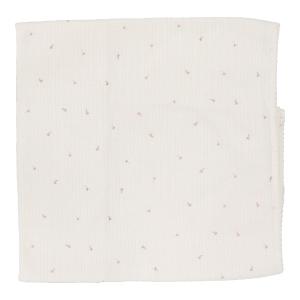 Pointelle printed floral blanket by Lilette Sale New