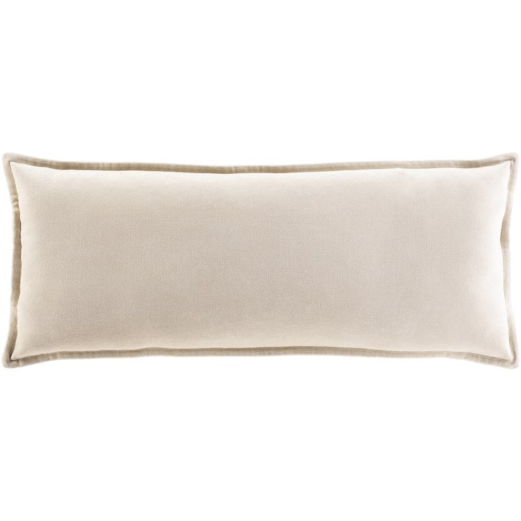 12" x 30" Cotton Velvet Pillow with Insert Clearance Official