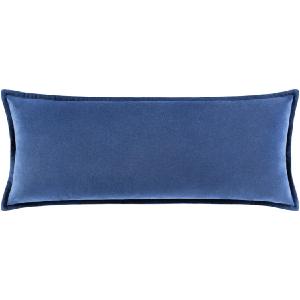 12" x 30" Cotton Velvet Pillow with Insert Online Online Clearance