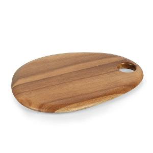12" x 9" Pebble-Shaped Acacia Serving Board Very Cheap