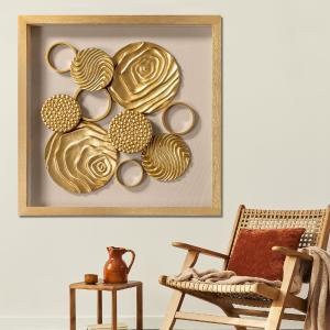 Golden Cosmos Shadow Box for Wall Decoration Latest Collections Cheap Pice