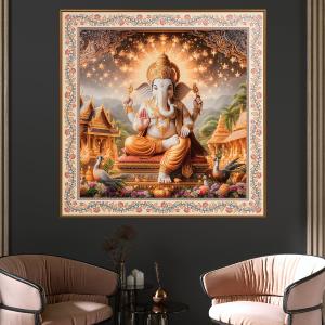 Vighnaharta Ganesh Ji Painting For Home High Quality