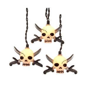 10-Light Skull with Silver Sword Light Set Cheap Sale Amazing Pice