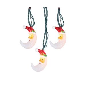 10-Light Santa Moon Face Light Set Sale Wide Range Of