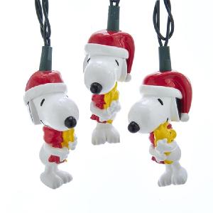 10-Light LED Snoopy and Woodstock Light Set Outlet Locations For Sale