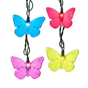10-Light Multi-Color Butterfly Light Set Outlet Reliable
