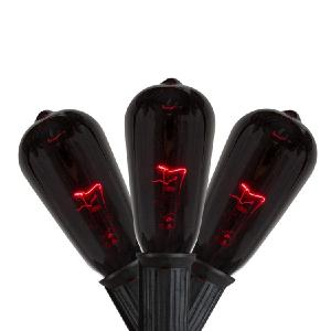 10-Count Purple Edison E17 Halloween Light Set with 9' Black Wire Cheap Shop