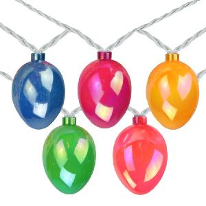 10-Count Pearl Multi-Colored Easter Egg String Light Set with 7.25-Ft White Wire Pay With Paypal