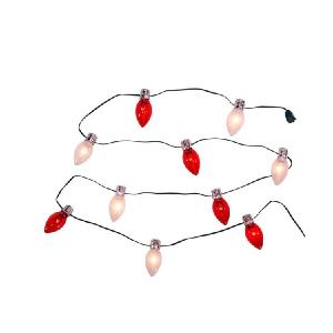 10-Light Red and White Giant C7 Light Set Many Kinds Of Cheap Online