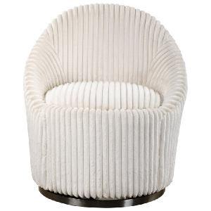 Crue White Swivel Chair Fast Delivery Online