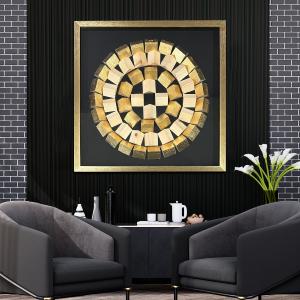 Golden Orbit Shadow Box Wall Decoration Piece For Sale Sale Online
