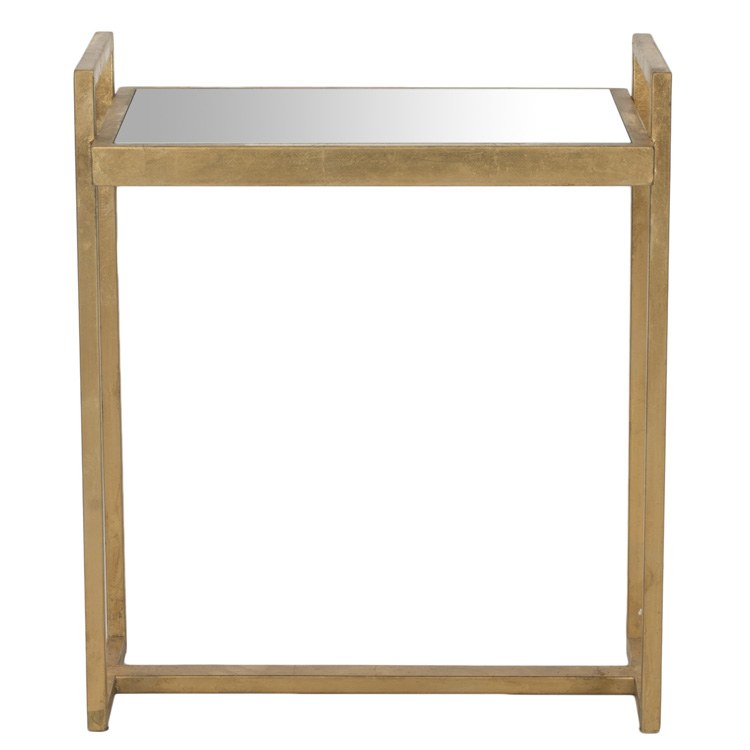 Noland Mirror Top Accent Table - Gold Free Shipping Very Cheap