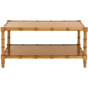 Noam Modern Coastal Coffee Table - Brown Pay With Paypal