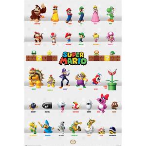 Super Mario Poster Character Parade Cheap Best Place