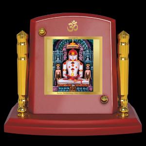 Diviniti 24K Gold Plated Adinath Photo Frame for Car Dashboard, Home Decor, Tabletop, Puja Room, Showpiece and Gift  MDF1BP  (6.5x5.5 CM) Outlet Lowest Pice