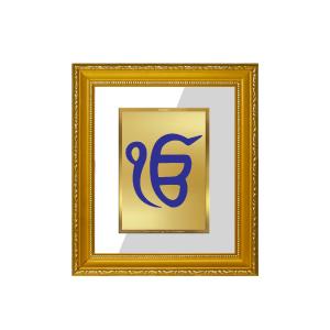 DIVINITI 24K Gold Plated Foil Ek Omkar Wall Photo Frame Religious Photo Frame Idol for Home & Office Decor Prayer, Gifts Items DG 101 Size 1 (15.3x14.9 CM) Amazon Cheap Online