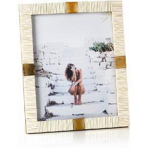 Maha Bone with Brass Trim 8" x 10" Photo Frame Pices For Sale