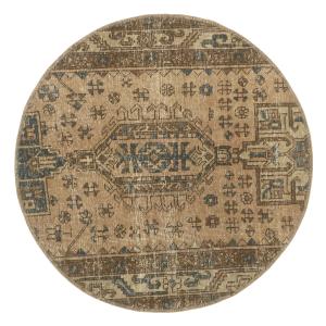 Vintage Royal Collection: Antique Persian Hand-Knotted Rugs in Stonewashed, Recoloured Finishes100 cm x 100 cm Discount Wide Range Of