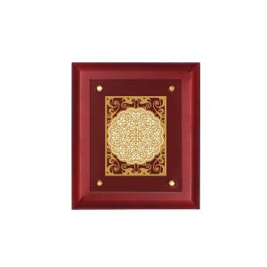 Diviniti 24K Gold Plated Foil Floral Photo Frame Home & Office Decor, Workshop, Tabletop, Gift Items | MDFS2 (20x16 CM) Cheap Sale Best Pices