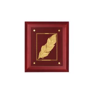Diviniti 24K Gold Plated Foil Feather Photo Frame Home & Office Decor, Tabletop, Workshop, Gift Items | MDFS2 (20x16 CM) From China Sale Online