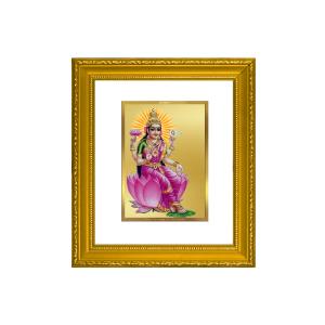 DIVINITI 24K Gold Plated Foil Aadi Lakshmi Wall Photo Frame Religious Photo Frame Idol for Home & Office Decor Prayer, Gifts Items DG 101 Size 1 (15.3x14.9 CM) 2025 Cheap Online