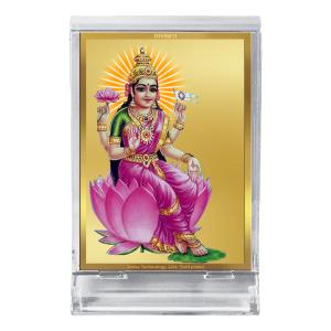Diviniti 24K Gold Plated Aadi Lakshmi Frame For Car Dashboard, Home Decor, Puja, Gift (11 x 6.8 CM) Release Dates Cheap Online