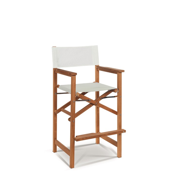 Captains Bar Stool with White sling Finishline Online