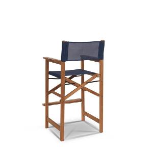 Captains Bar Stool with Navy Sling Cheap Sale Brand New Unisex