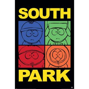 South Park Block Colour Poster Fashion Style Cheap Online