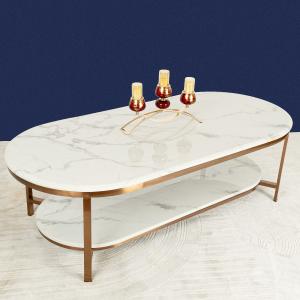 Whispering Essence Rose Gold Centre Table Design For Home (STAINLESS STEEL) Best For Sale