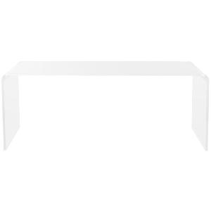 Atka Acrylic Coffee Table - Clear Fast Delivery For Sale