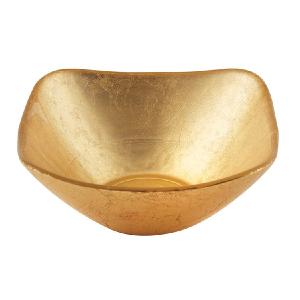 Atlas 5" Square Gold Glass Bowl Outlet Ebay