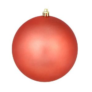 10" Coral Matte Ball Ornament Clearance Manchester Great Sale
