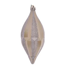 10" Champagne Candy Glitter Shuttle Ornaments 2 Per Bag Buy Cheap Low Shipping