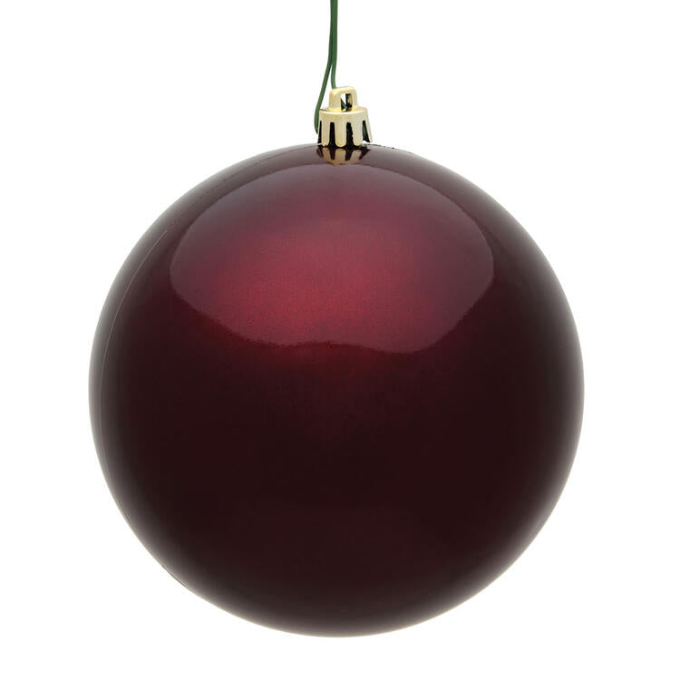 10" Burgundy Candy Ball Ornament Discount In China