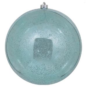 10" Baby Blue Shiny Mercury Ball Low Cost
