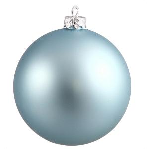 10" Baby Blue Matte Ball Ornament Cheap For Cheap