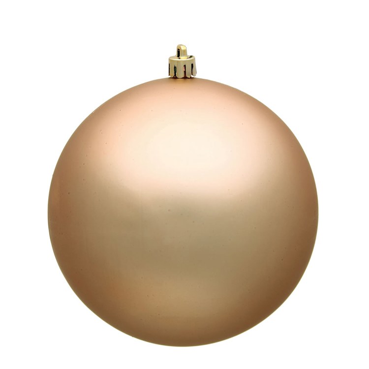 10" Cafe Latte Matte Ball Ornament Outlet Top Quality