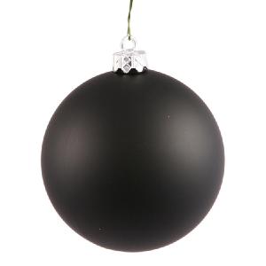 10" Black Matte Ball Ornament Clearance Huge Surprise