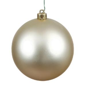 10" Champagne Matte Ball Ornament Sale Best