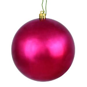 10" Berry Red Shiny Ball Ornament Sale Comfortable