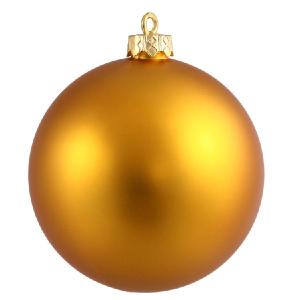 10" Antique Gold Matte Ball Ornament Best Sale Cheap Online