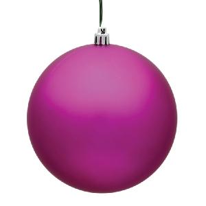 10" Fuchsia Matte Ball Ornament Cheap Pice Store